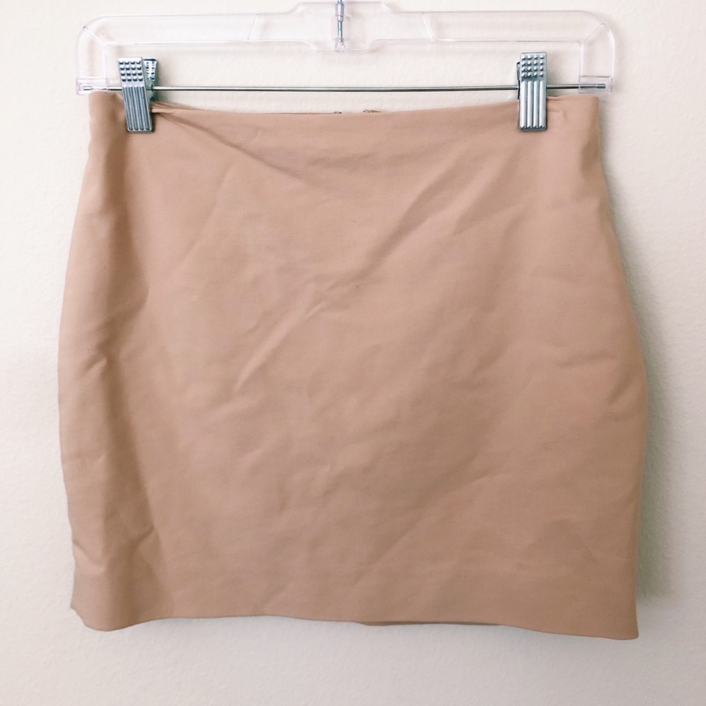Express Tan Mini Skirt - 00